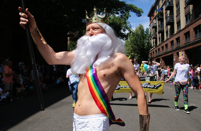 Thirst Trap Alert: Mercury Editor-in-Chief Wm. Steven Humphrey marched in the 2019 Pride Parade, but is not scheduled to appear on the Pride Main Stage in 2022.